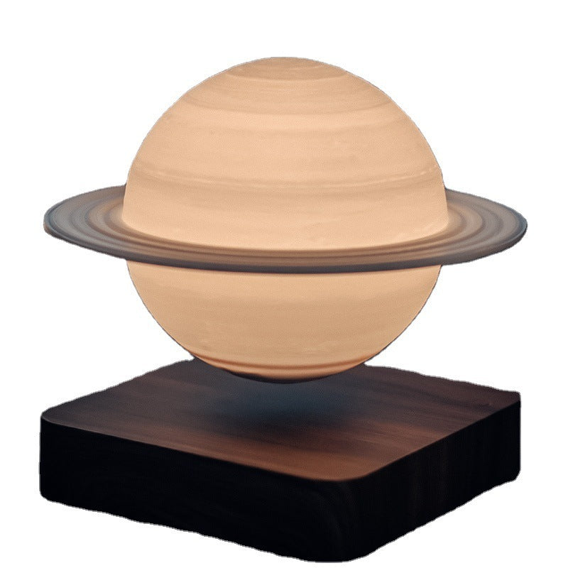 Lámpara de escritorio de levitación magnética con forma de luna