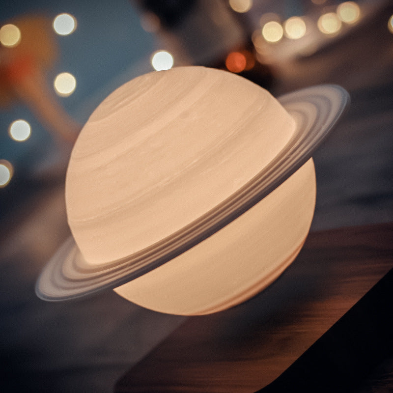 Lámpara de escritorio de levitación magnética con forma de luna