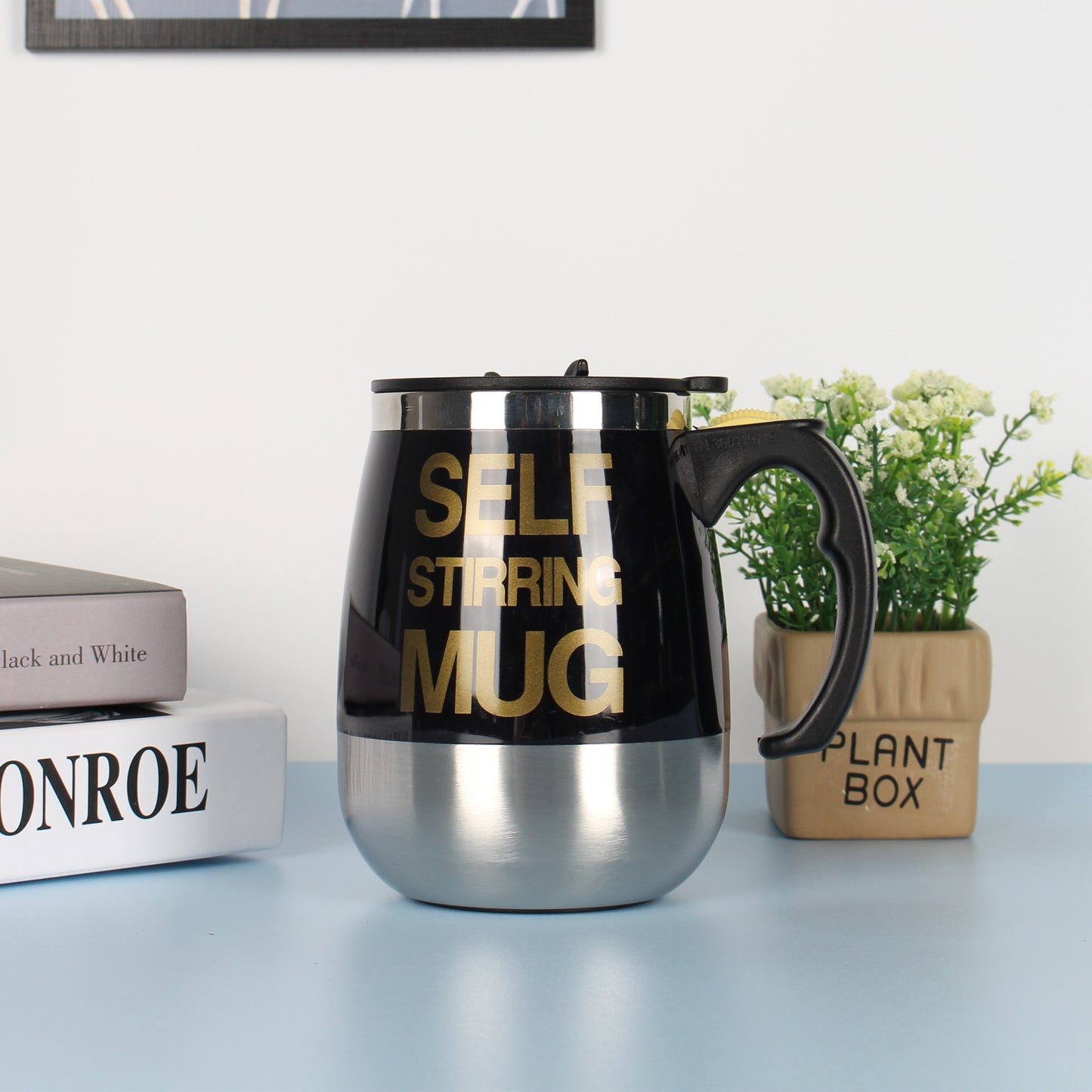 Taza de café eléctrica de acero inoxidable