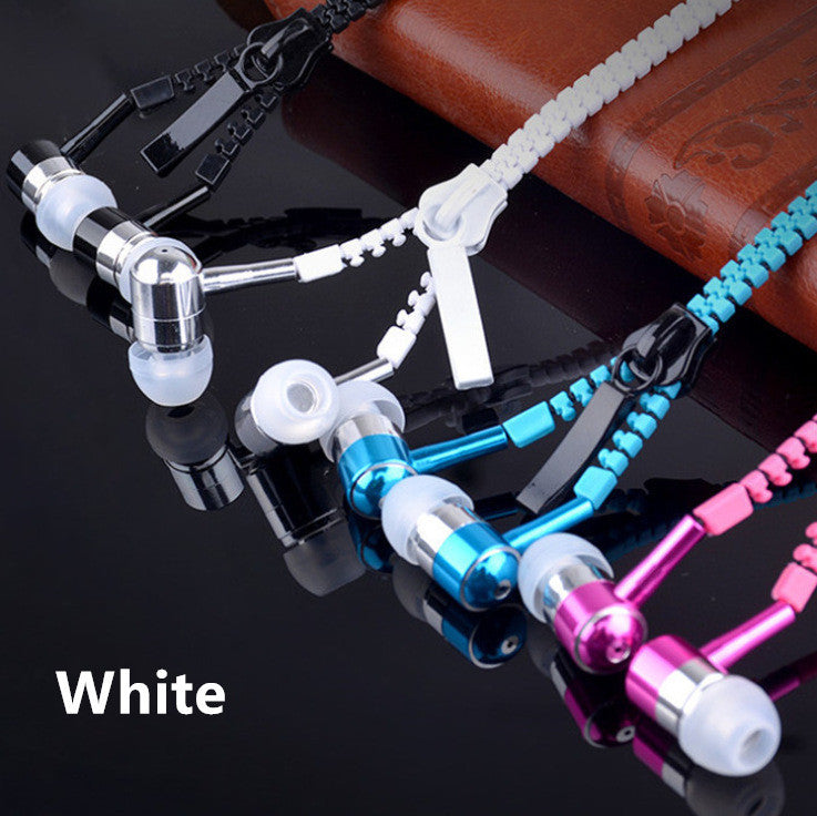 Auriculares con cremallera luminosa