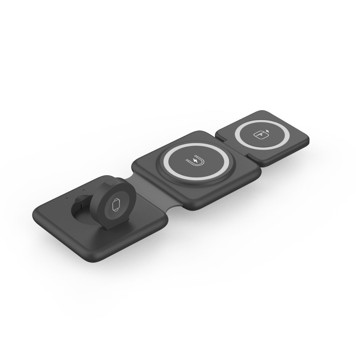 Cargador inalámbrico plegable 3 en 1