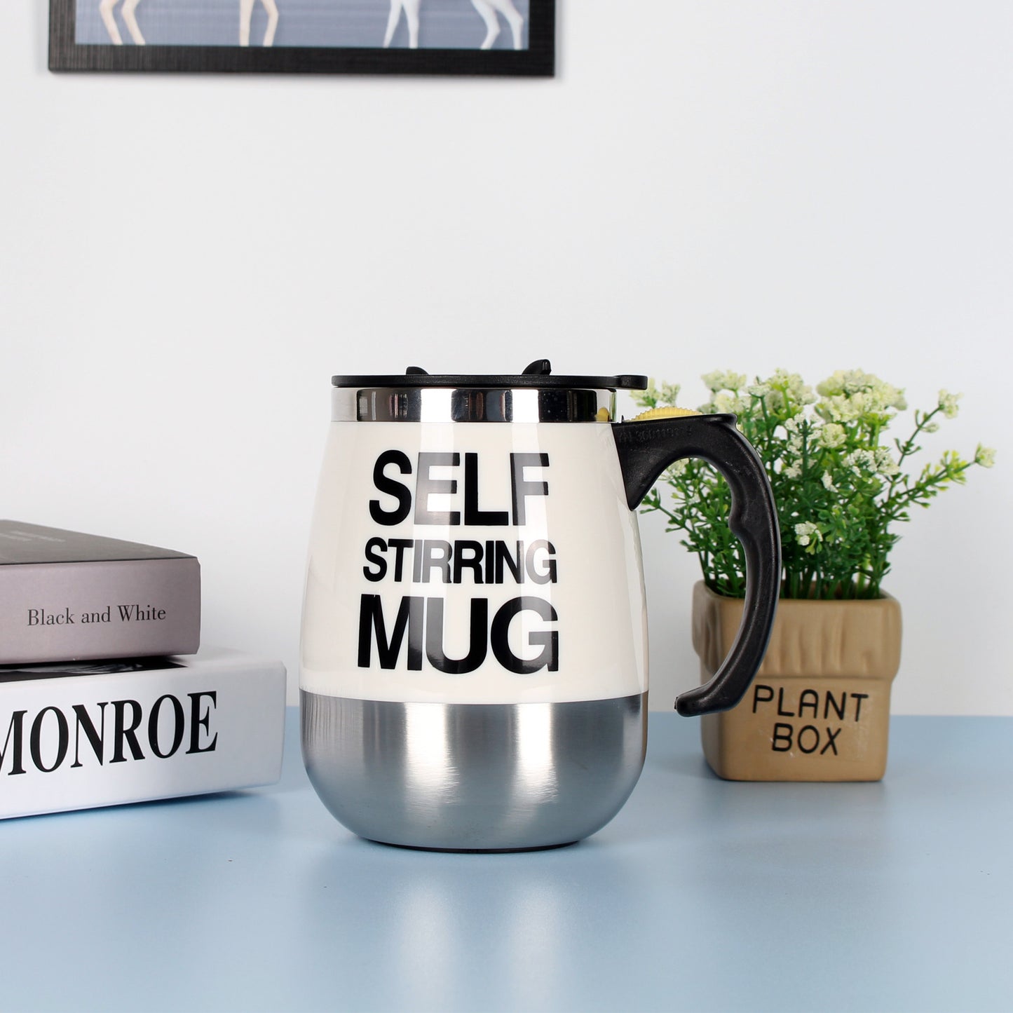 Taza de café eléctrica de acero inoxidable