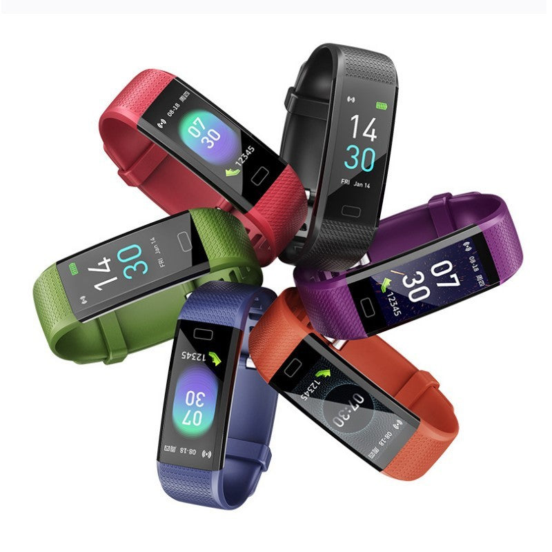 Reloj inteligente con medidor de frecuencia cardíaca y pasos