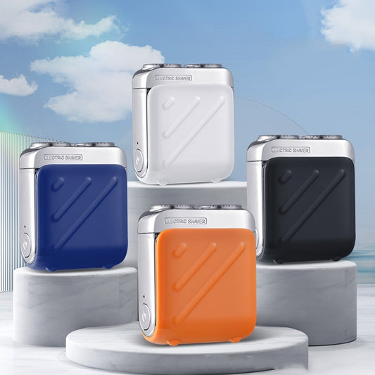 Mini afeitadora eléctrica portátil lavable con cabezal de corte doble