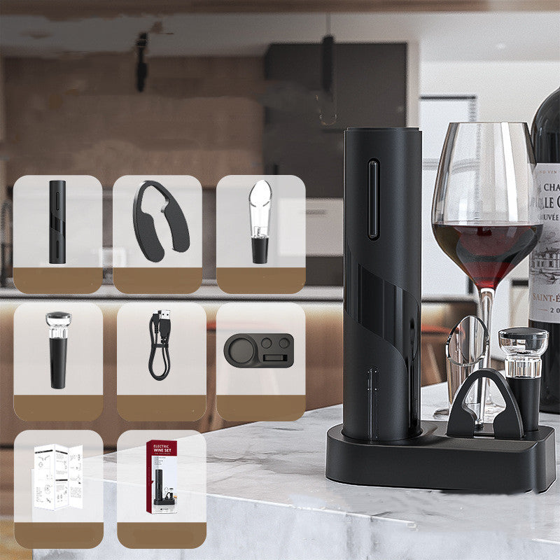 Abridor de botellas electrónico, recargable por USB